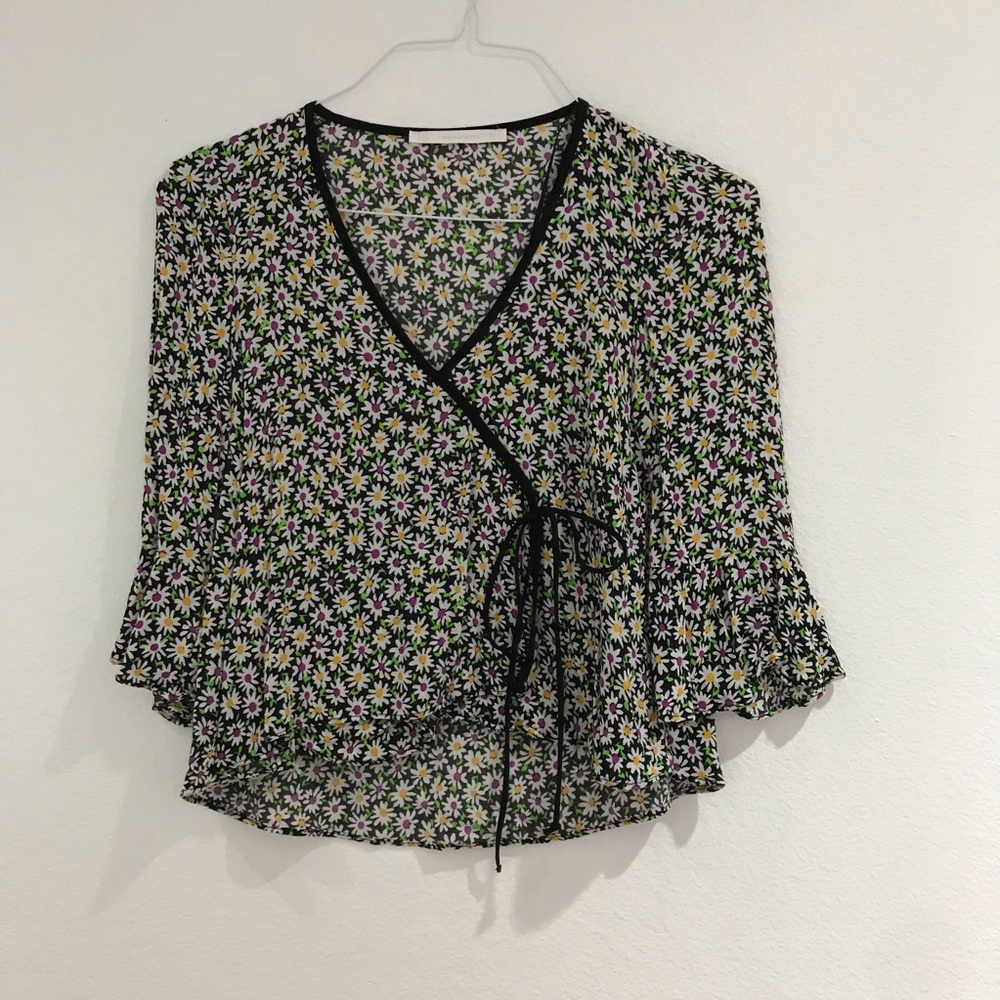 Float sunflower blouse
